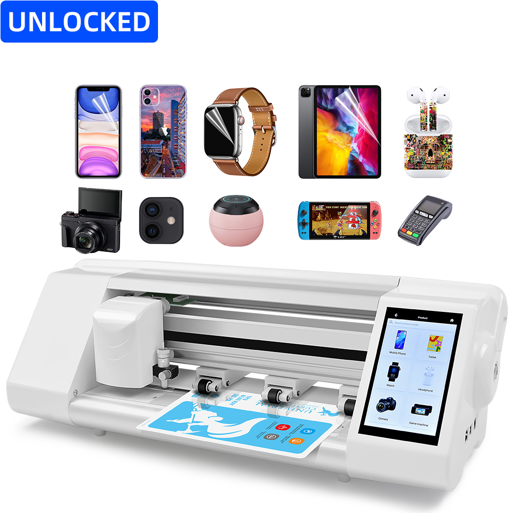 Hydrogel Screen Protector - Tpu Epuハイドロゲルフィルムスクリーンプロテクターカッタープロッター携帯電話ハイドロゲルカッターのロック解除