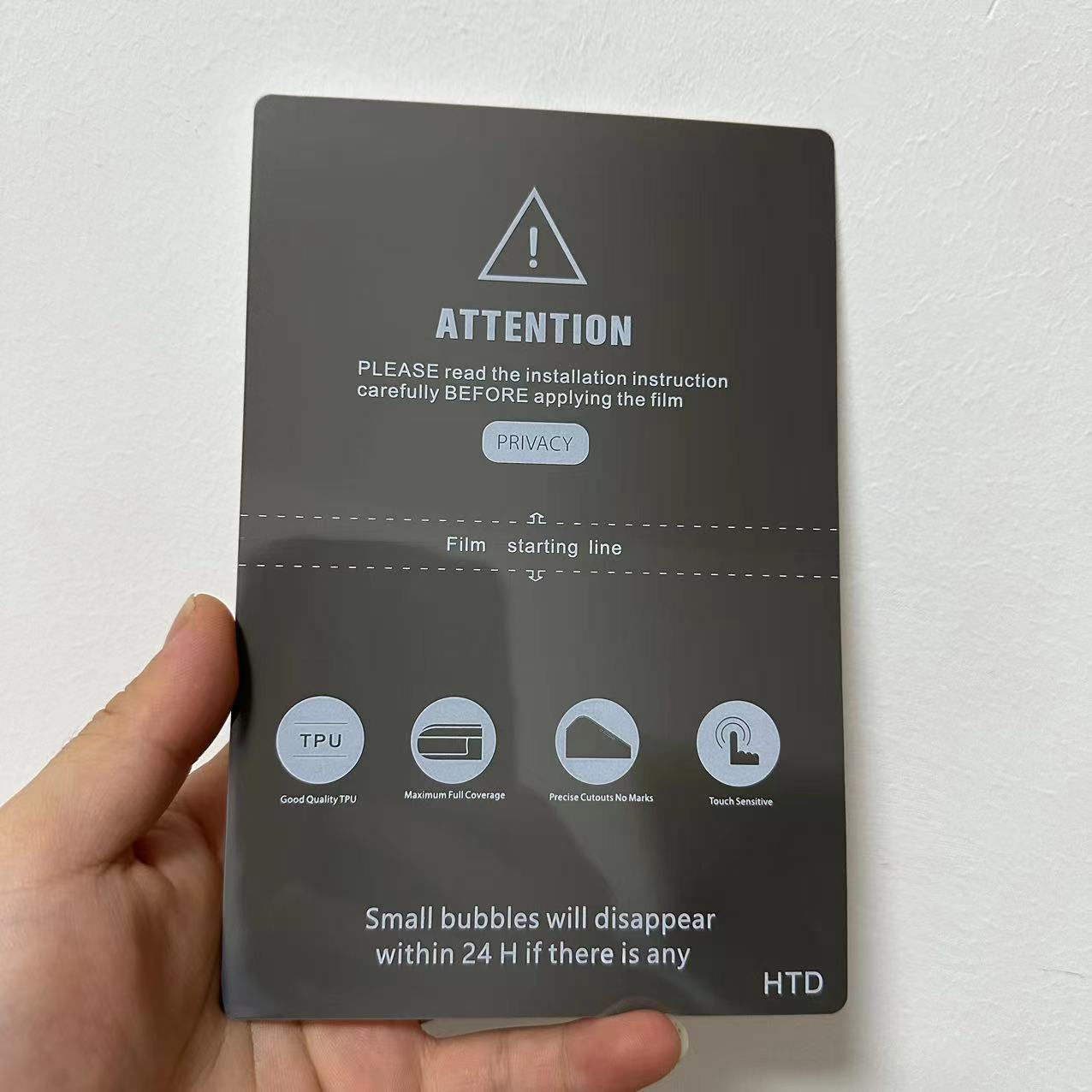 Flexible Tpu Film - 50枚入り TPU HD プライバシー保護フィルム、柔軟性のあるハイドロゲル素材、スマートフォン画面保護フィルム、サンシャインフィルム、カット機対応。
