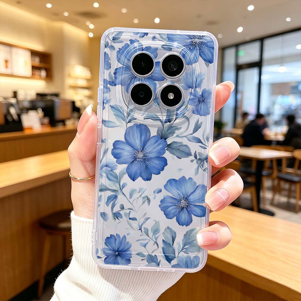 ブルー水彩花柄スマホケース Xiaomi POCO X7 X - Xiaomi Poco X6 のレビューと価格
