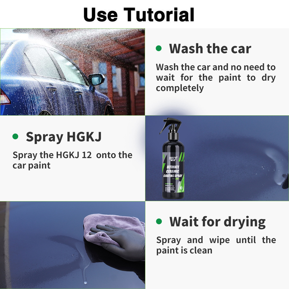 セラミックカーコーティング、速乾ワックス、撥水性液体ガラス、 - Nano Liquid Coating のレビューと価格