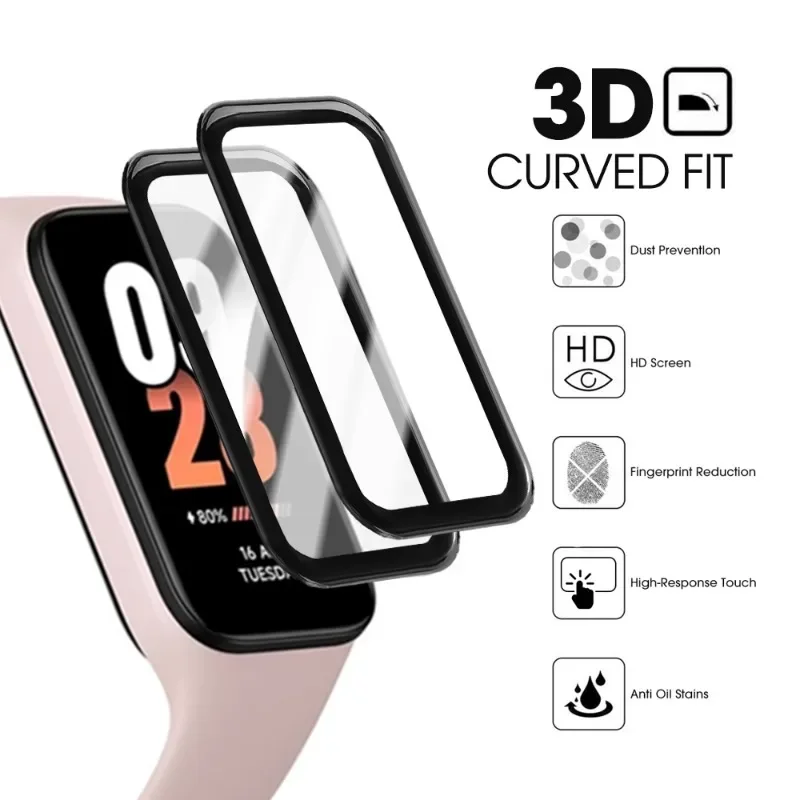 3D カバレッジ保護フィルム Xiaomi バンド 8 アク - Hydrogel Screen Protector のレビューと価格
