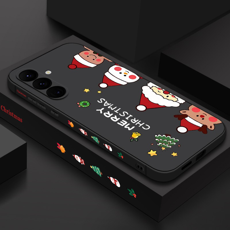 クリスマススノーマン柄スマホケース サムスンギャラクシー A - Samsung Galaxy A55 のレビューと価格